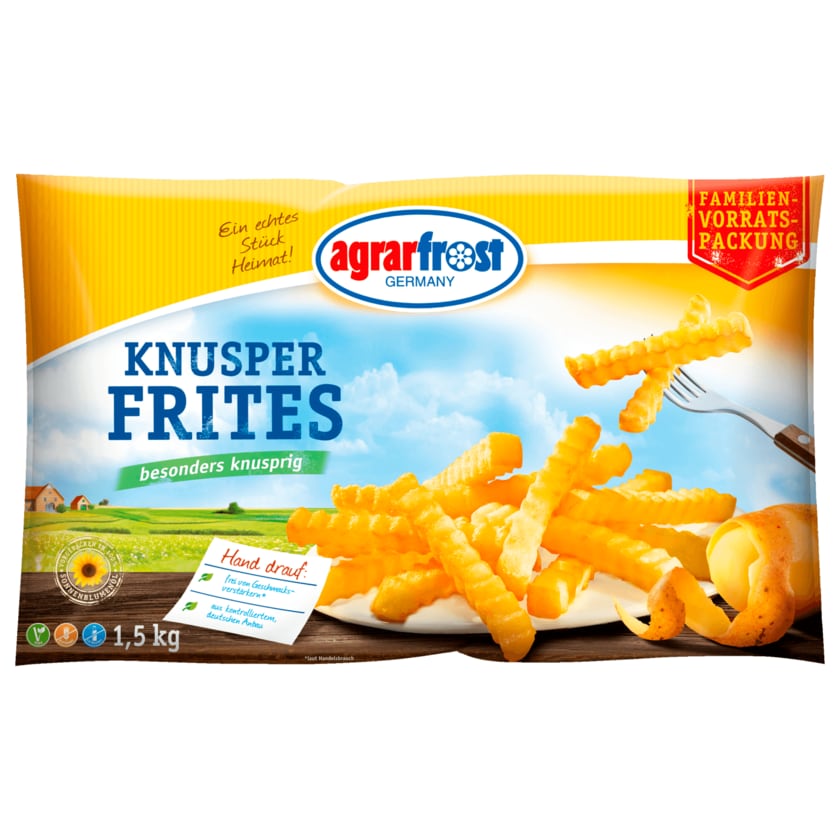 Agrarfrost Knusper Frites 1,5kg